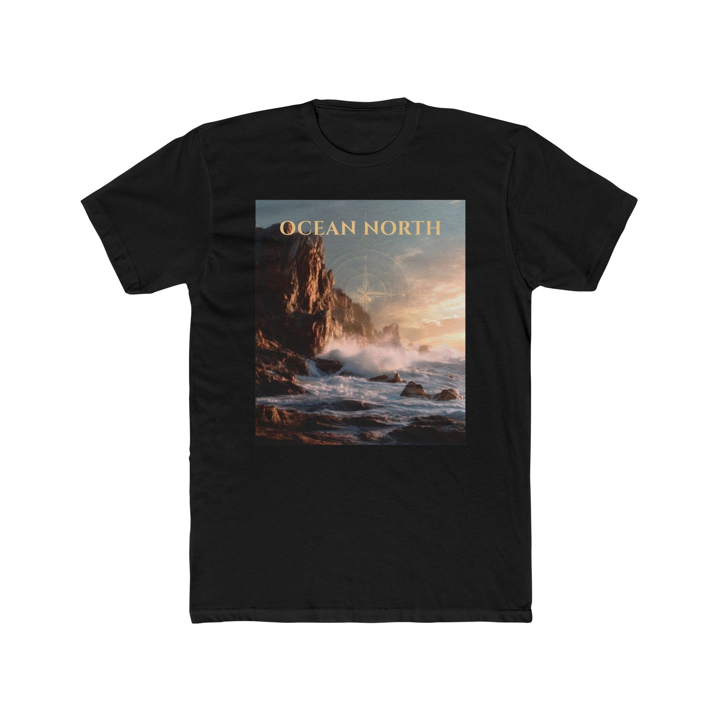 Ocean North T-Shirt – Coastal Cliffs Wave Rider Tee