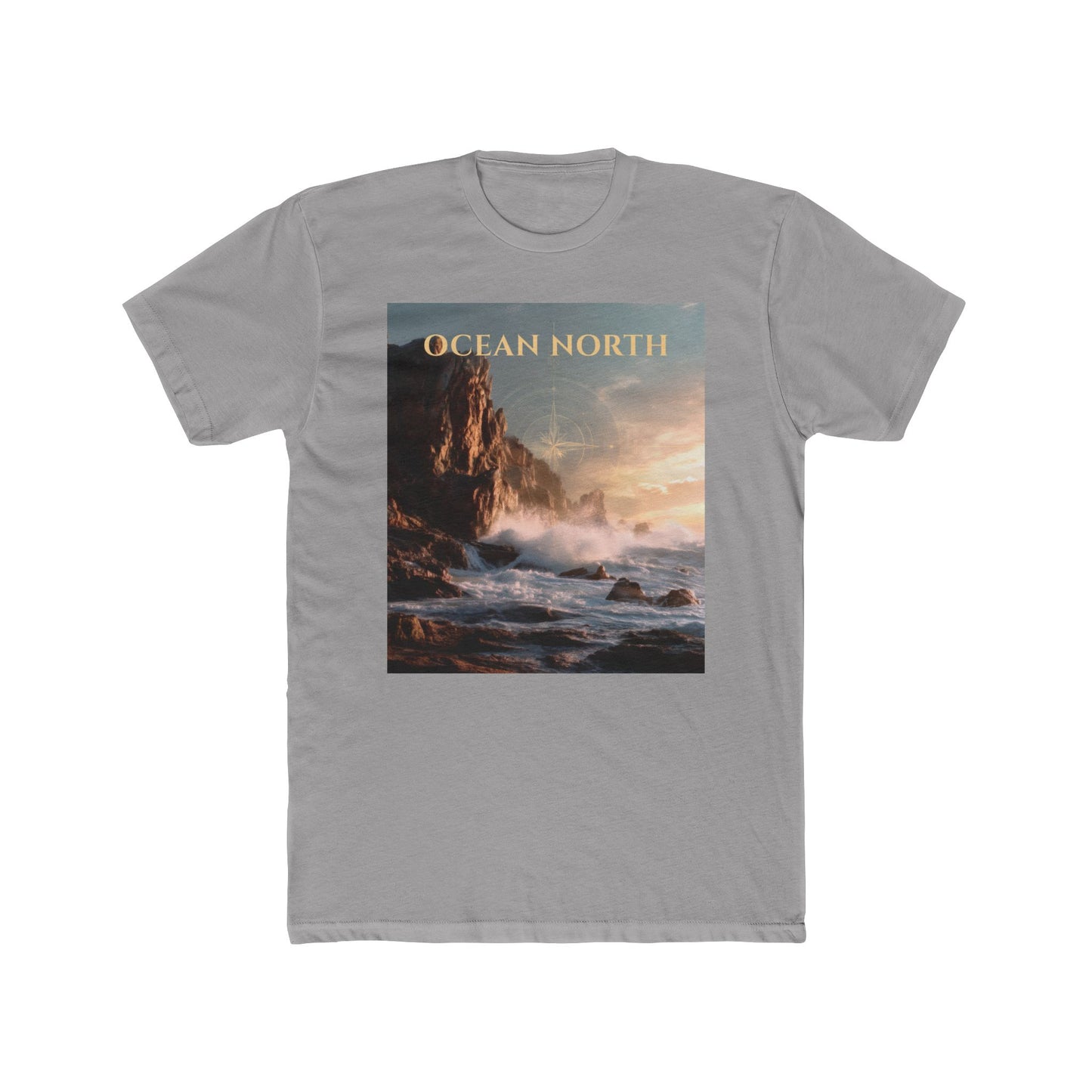 Ocean North T-Shirt – Coastal Cliffs Wave Rider Tee