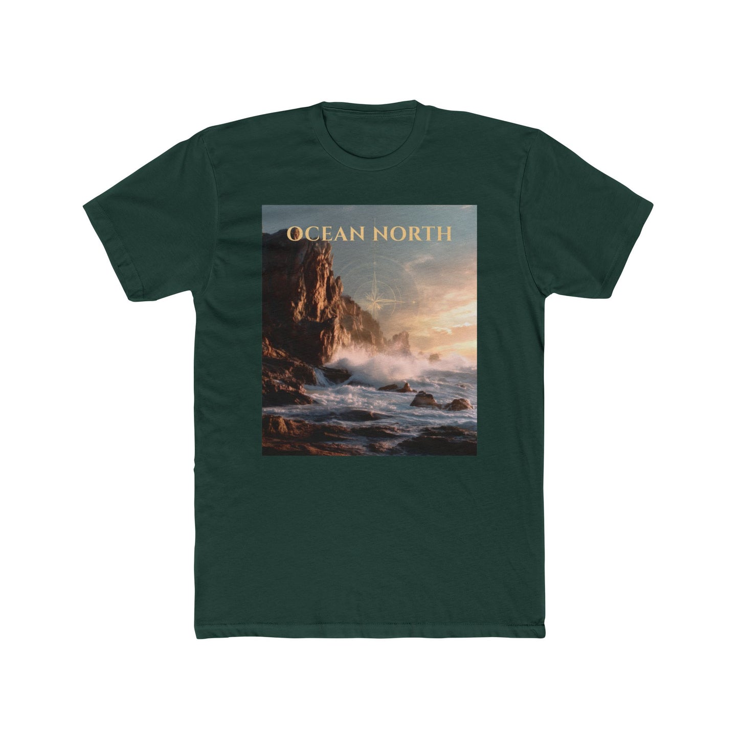 Ocean North T-Shirt – Coastal Cliffs Wave Rider Tee
