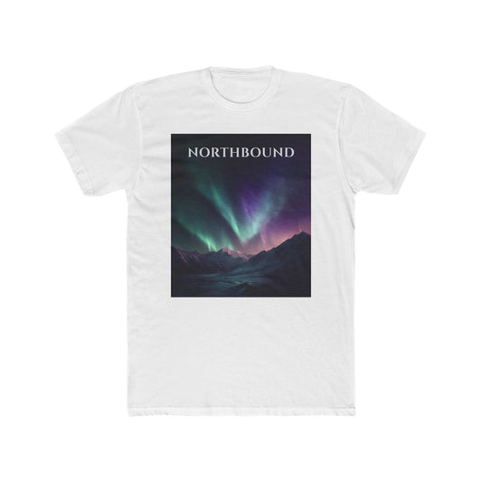 Topographic Aurora T-Shirt – Northbound Northern Lights Map Lines Tee