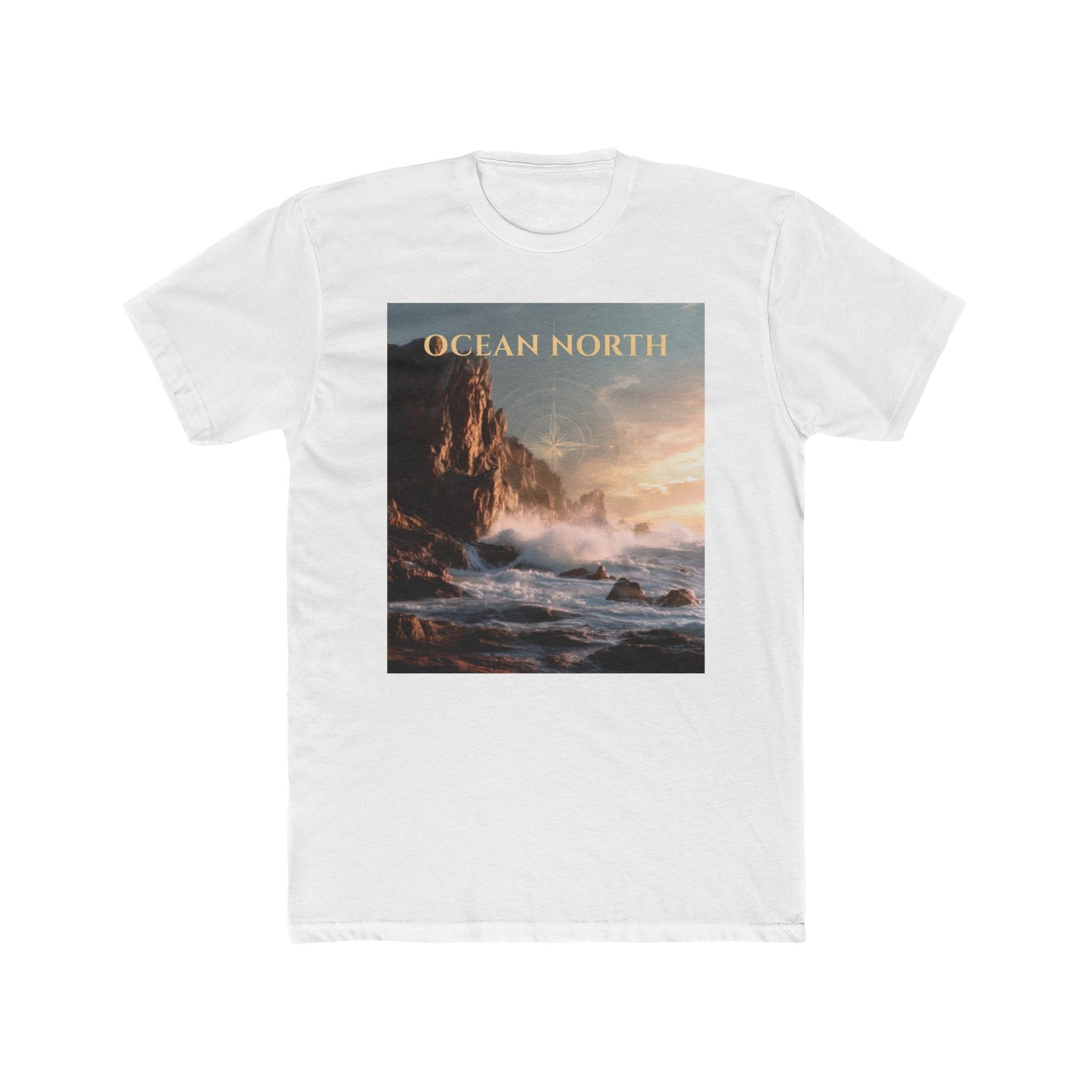 Ocean North T-Shirt – Coastal Cliffs Wave Rider Tee