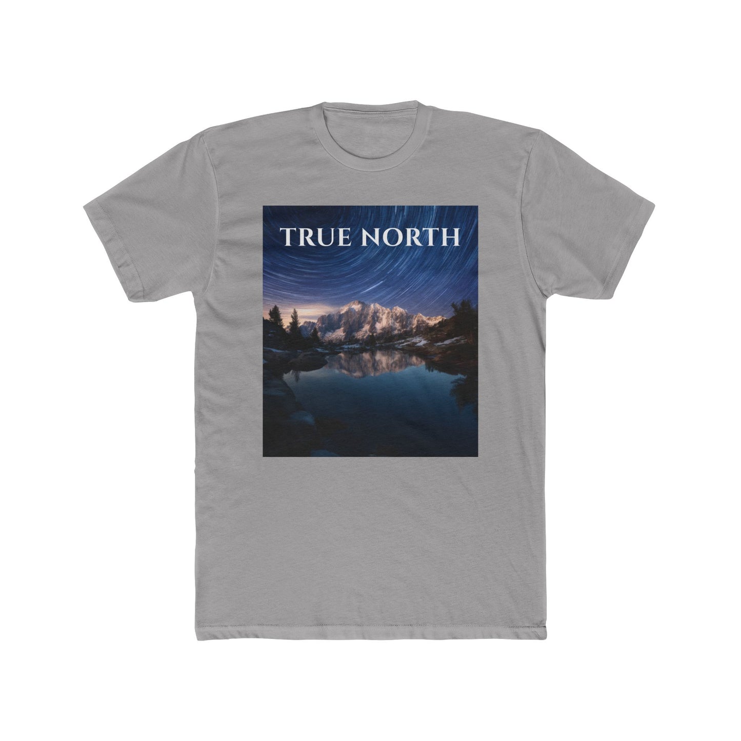 Polaris Over Peaks T-Shirt – True North Star Trail Mountain Tee
