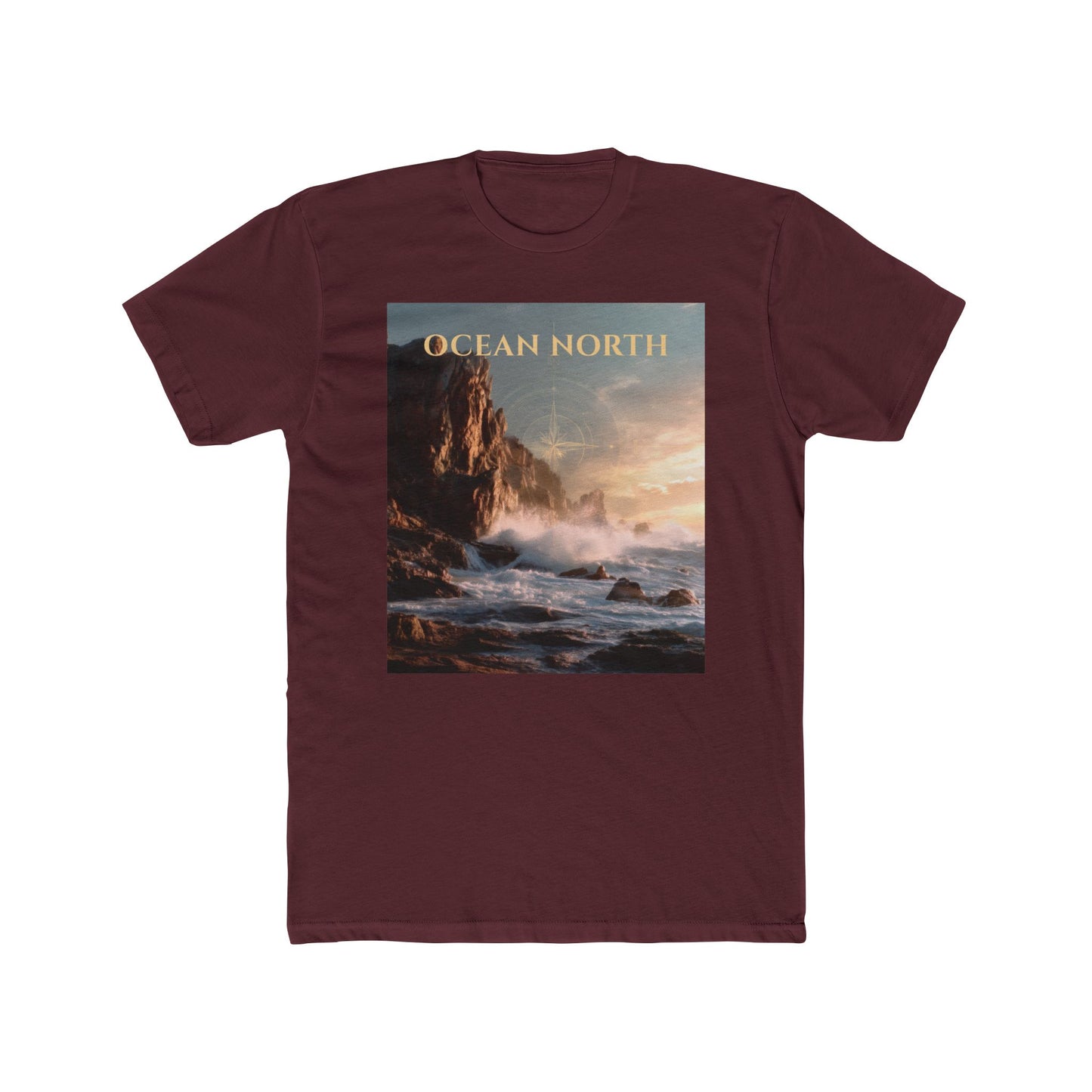 Ocean North T-Shirt – Coastal Cliffs Wave Rider Tee
