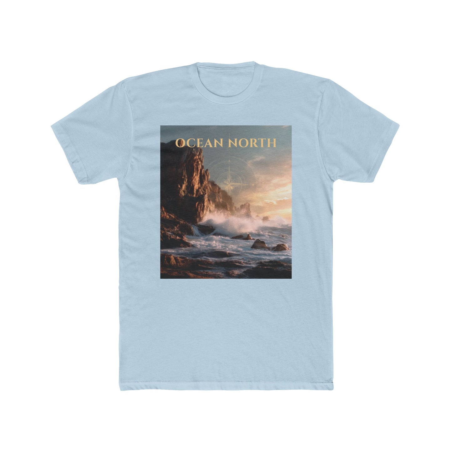 Ocean North T-Shirt – Coastal Cliffs Wave Rider Tee