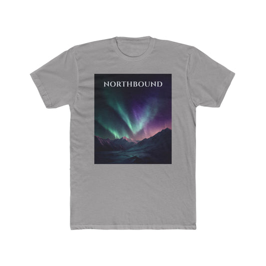 Topographic Aurora T-Shirt – Northbound Northern Lights Map Lines Tee