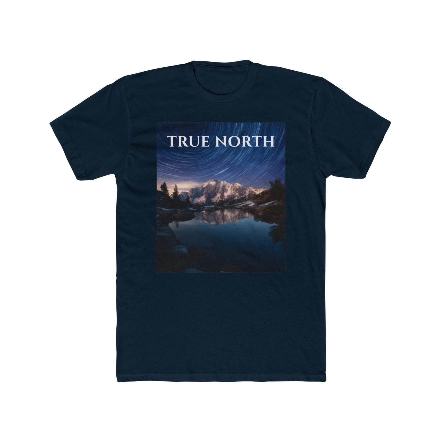 Polaris Over Peaks T-Shirt – True North Star Trail Mountain Tee