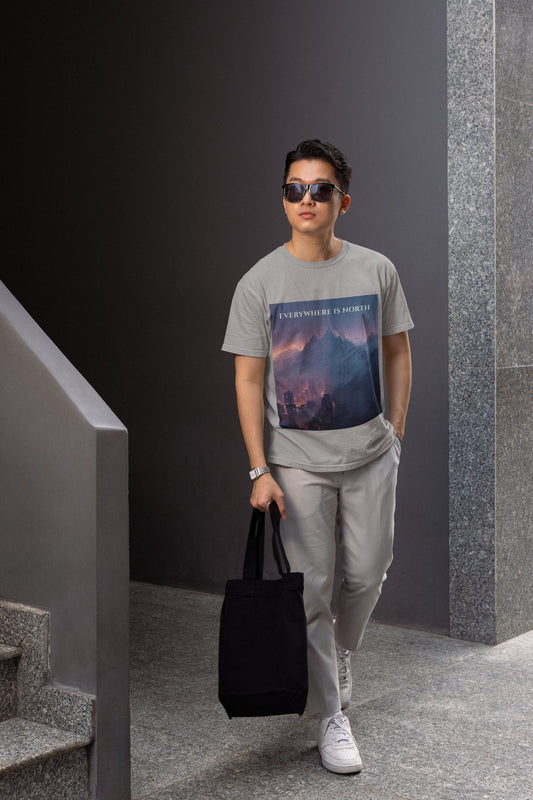Urban Meets Wild T-Shirt – Everywhere Is North City to Mountain Explorer Tee