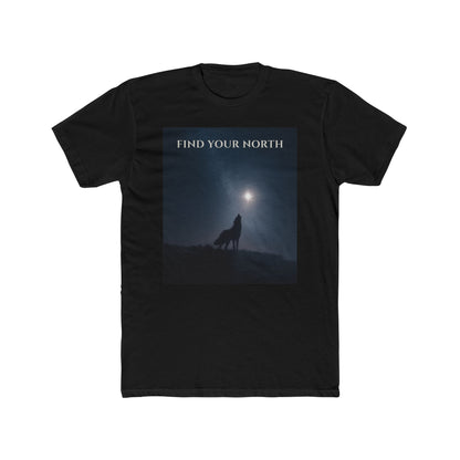 Wolf & Polaris T-Shirt – Find Your North Night Sky Milky Way Tee