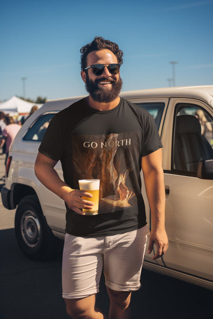 Desert Northbound T-Shirt – Go North Golden Canyon Adventure Tee